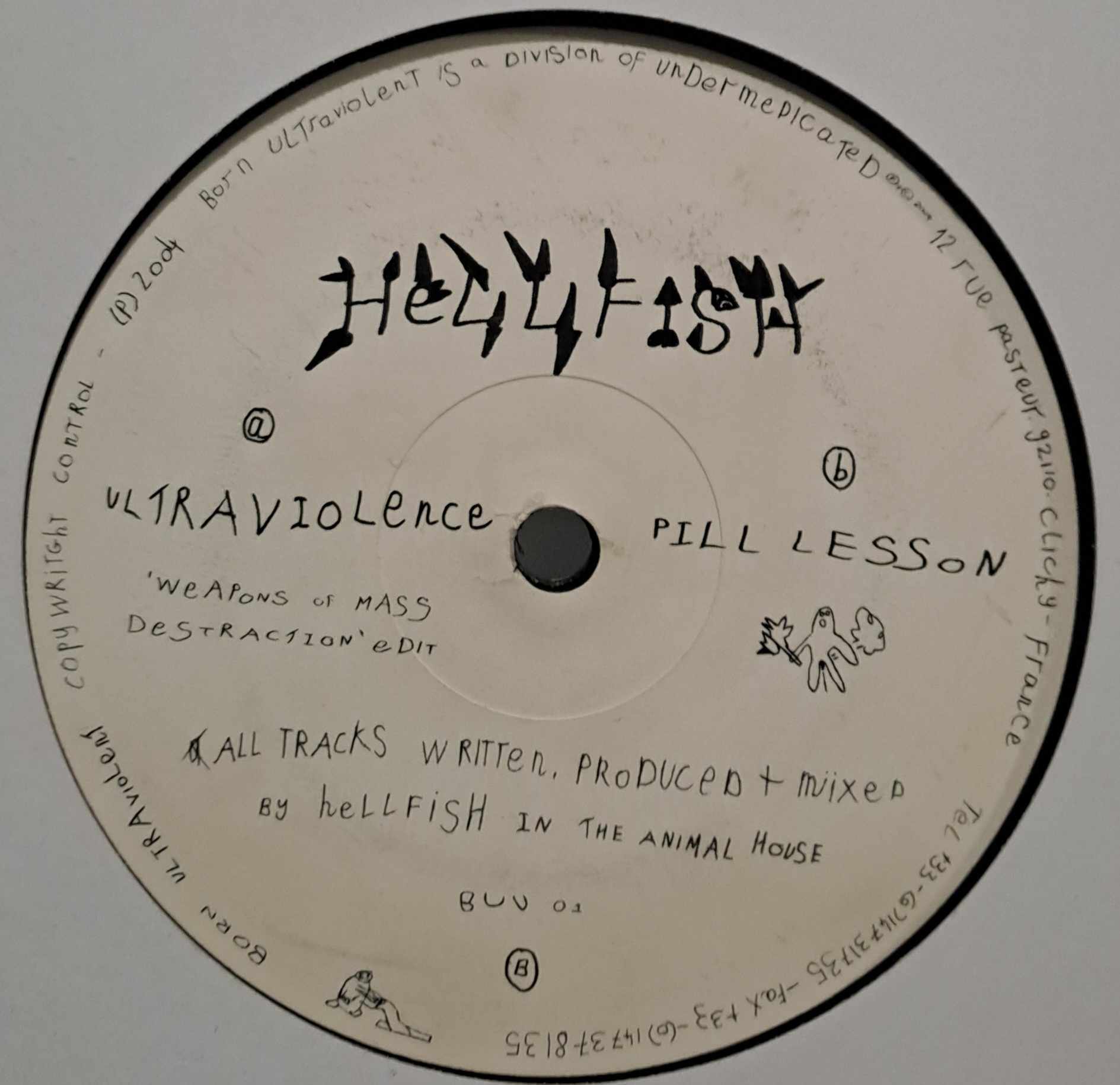 Born Ultraviolent 01 - vinyle hardcore